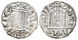 Reino de Castilla y León. Sancho IV (1284-1295). Cornado. Coruña. (Bautista-428.1 variante). Anv.: Punto en corona. Rev.: Venera antigua y estrella a ...