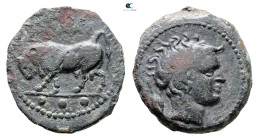 Sicily. Gela circa 420-405 BC. Tetras Æ