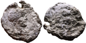 Greek Bronze coin. (IV-I century BC)

17mm 2,49g