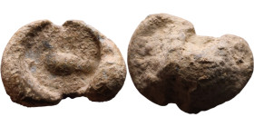 Late Roman / Byzantine period - Lead seal

19mm 4,58g
