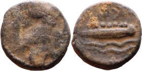 Islamic Period – Lead seal

12mm 1,82g