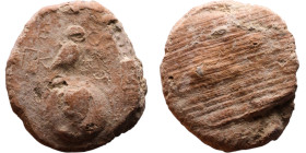 Classical Antiquity (Greece / Rome) – Terracotta token

21mm 2,82g