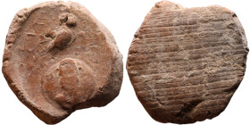 Classical Antiquity (Greece / Rome) – Terracotta token

23mm 3,51g
