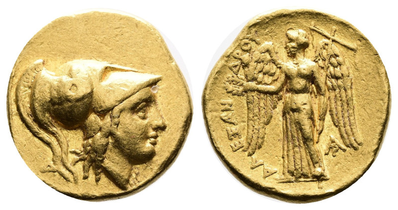 Kings of Macedon. Alexander III "the Great". Circa 325-323 BC. Gold Stater (17.9...