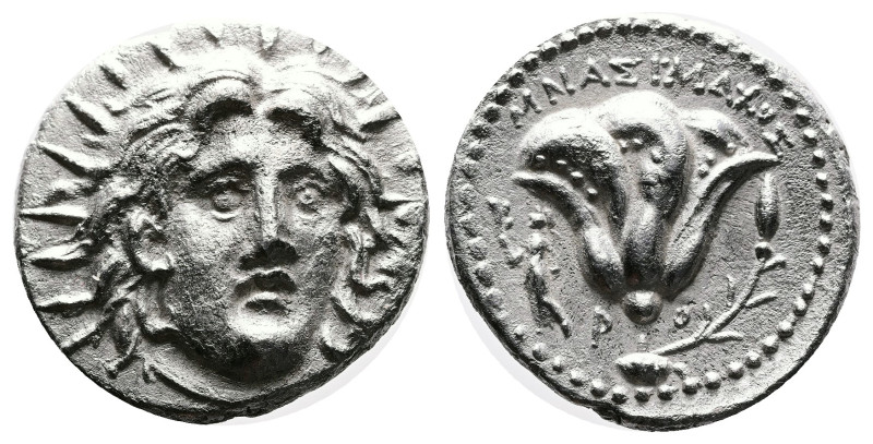 Caria. Islands off Caria. Rhodes. Circa 250-230 BC. Silver Didrachm (20.39 mm, 6...
