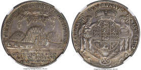 Brunswick-Wolfenbüttel. Karl I "Mining" Taler 1752-IBH AU53 NGC, Zellerfeld mint, KM943, Dav-2164, Welter-2724. Celebrating the yield from the Güte de...