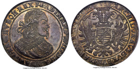 Ferdinand III Taler 1654-KB MS64 NGC, Kremnitz mint, KM107, Dav-3198. A date that always exhibits some strike weakness in non-essential areas, but fou...