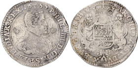 Ducaton. Brabant. Brussel. Philips IV. 1655. F / VF

Vanhoudt 642 BS. Delm. 285. Ar. 32,46 g