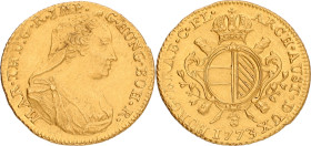 Soeverein. Brabant. Brussel. Maria Theresia. 1773. VF

R2. Vanhoudt & Saunders 286. Delm. 218. AU. 5,54 g