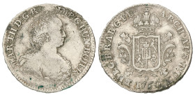 Halve Dukaton. Brabant. Antwerpen. Maria Theresia. 1750. VF

PVC. Vanhoudt 815 AN. Ar. 16,5 g