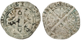 Halve Groot. Henegouwen. Valenciennes. Willem III. ND (1356 - 1389). VF

R4. Chalon 102. 1,16 g