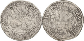 Leeuwendaalder op generaliteitsmuntvoet. Friesland. 1617. VF

CNM 2.16.47. Delm. 852. Ar. 26,7 g