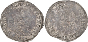 Vijfde Philipsdaalder. Gelderland. Philips II. 1566. VF.

CNM 2.17.20. Ar. 6,64 g.