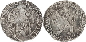 Leeuwendaalder op generaliteitsvoet. Square above hand. Gelderland. 1648. VF

Double struck. CNM 2.17.108. Delm. 825. Ar. 27,3 g