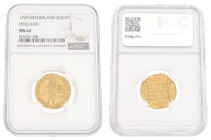 Gouden Dukaat. Holland. 1729. MS 62.

NGC Graded: 8236761-028. CNM 2.28.54. Delm. 775. AU. 3,49 g