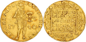 Gouden dukaat. Holland. 1740. VF

CNM 2.28.54. Delm. 775. AU. 3,4 g
