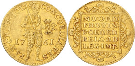 Gouden dukaat. Holland. 1761. VF

CNM 2.28.54. Delm. 775. AU. 3,48 g