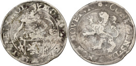Leeuwendaalder op Hollandse muntvoet. Holland. 1576. F.

CNM 2.28.65. Delm. 830. Ar. 26,67 g.