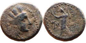 Greek Bronze coin. (IV-I century BC)

20mm 7.55g
