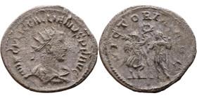 Roman coin – Gallienus (253-268) Billon Antoninianus

23mm 3.71g