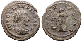 Roman coin – Claudius II Gothicus (268-270) – Bilon Antoninianus

20mm 3.58g