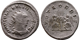 Roman coin – Walerianus (253-260). Bilon Antoninianus

21mm 3.70g