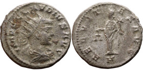 Roman coin – Claudius II Gothicus (268-270) – Bilon Antoninianus

20mm 3.82g