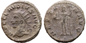 Roman coin – Claudius II Gothicus (268-270) – Bilon Antoninianus

19mm 2.86g