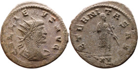Roman coin – Gallienus (253-268) Billon Antoninianus

20mm 3.39g