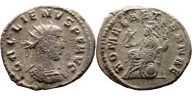 Roman coin – Gallienus (253-268) Billon Antoninianus

21mm 3.50g