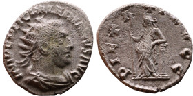 Roman coin – Walerianus (253-260). Bilon Antoninianus

19mm 3.42g