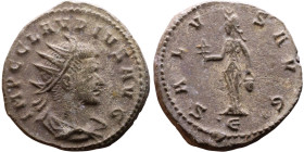 Roman coin – Claudius II Gothicus (268-270) – Bilon Antoninianus

19mm 3.63g