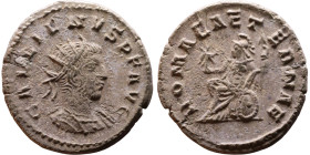 Roman coin – Gallienus (253-268) Billon Antoninianus

20mm 3.91g