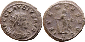 Roman coin – Claudius II Gothicus (268-270) – Bilon Antoninianus

20mm 3.59g