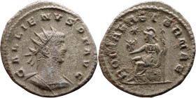 Roman coin – Gallienus (253-268) Billon Antoninianus

20mm 3.63g