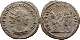 Roman coin – Walerianus (253-260). Bilon Antoninianus

21mm 3.92g