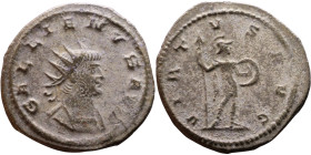 Roman coin – Gallienus (253-268) Billon Antoninianus

21mm 3.68g