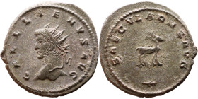 Roman coin – Gallienus (253-268) Billon Antoninianus

21mm 3.70g