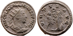 Roman coin – Gallienus (253-268) Billon Antoninianus

21mm 3.80g