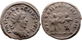 Roman coin – Gallienus (253-268) Billon Antoninianus

20mm 3.69g