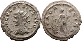 Roman coin – Claudius II Gothicus (268-270) – Bilon Antoninianus

21mm 3.32g