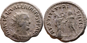Roman coin – Walerianus (253-260). Bilon Antoninianus

20mm 3.78g