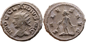 Roman coin – Claudius II Gothicus (268-270) – Bilon Antoninianus

21mm 3.80g