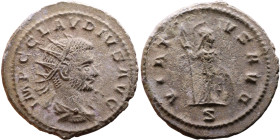 Roman coin – Claudius II Gothicus (268-270) – Bilon Antoninianus

20mm 3.24g