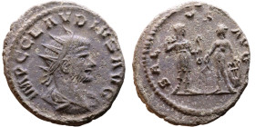 Roman coin – Claudius II Gothicus (268-270) – Bilon Antoninianus

19mm 3.37g