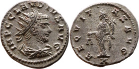 Roman coin – Claudius II Gothicus (268-270) – Bilon Antoninianus

19mm 2.88g