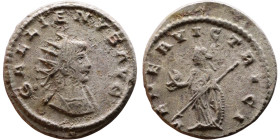 Roman coin – Gallienus (253-268) Billon Antoninianus

19mm 4.15g
