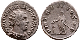 Roman coin – Walerianus (253-260). Bilon Antoninianus

21mm 3.77g