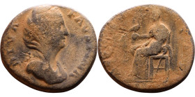 Faustina I (Wife of Antoninus Pius) Sestertius

Artificial sand patina

30mm 21.00g