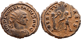 Roman Coin – Aurelian (270-275) - Bilon Antoninianus

Artificial sand patina

23mm 3.59g